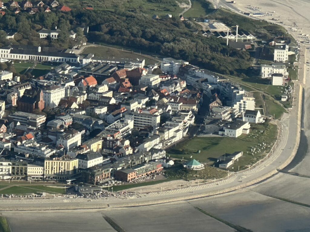 Norderney Stadt aus der Luft